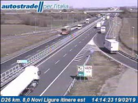 Imagen de vista previa de la cámara web Novi Ligure - Traffic D26 - KM 8,0